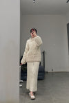 SWAYING/KNIT Velvet Straight Skirt SW212XZ23 PS36
